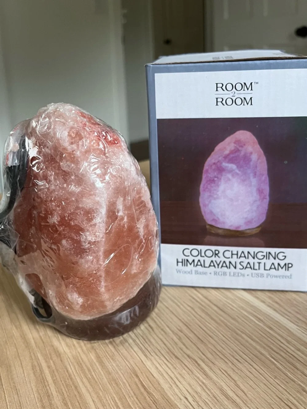 Pink Himalayan Salt Tock Lamp NWT